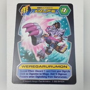 WereGarurumon DT-99 | LP | Digimon D-Tector TCG Card